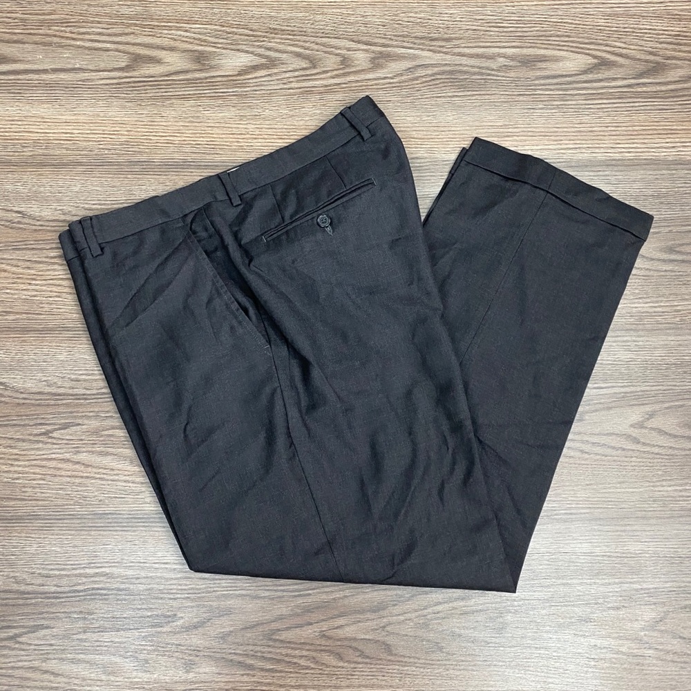 Santorelli Charcoal Grey Dress Pants 35